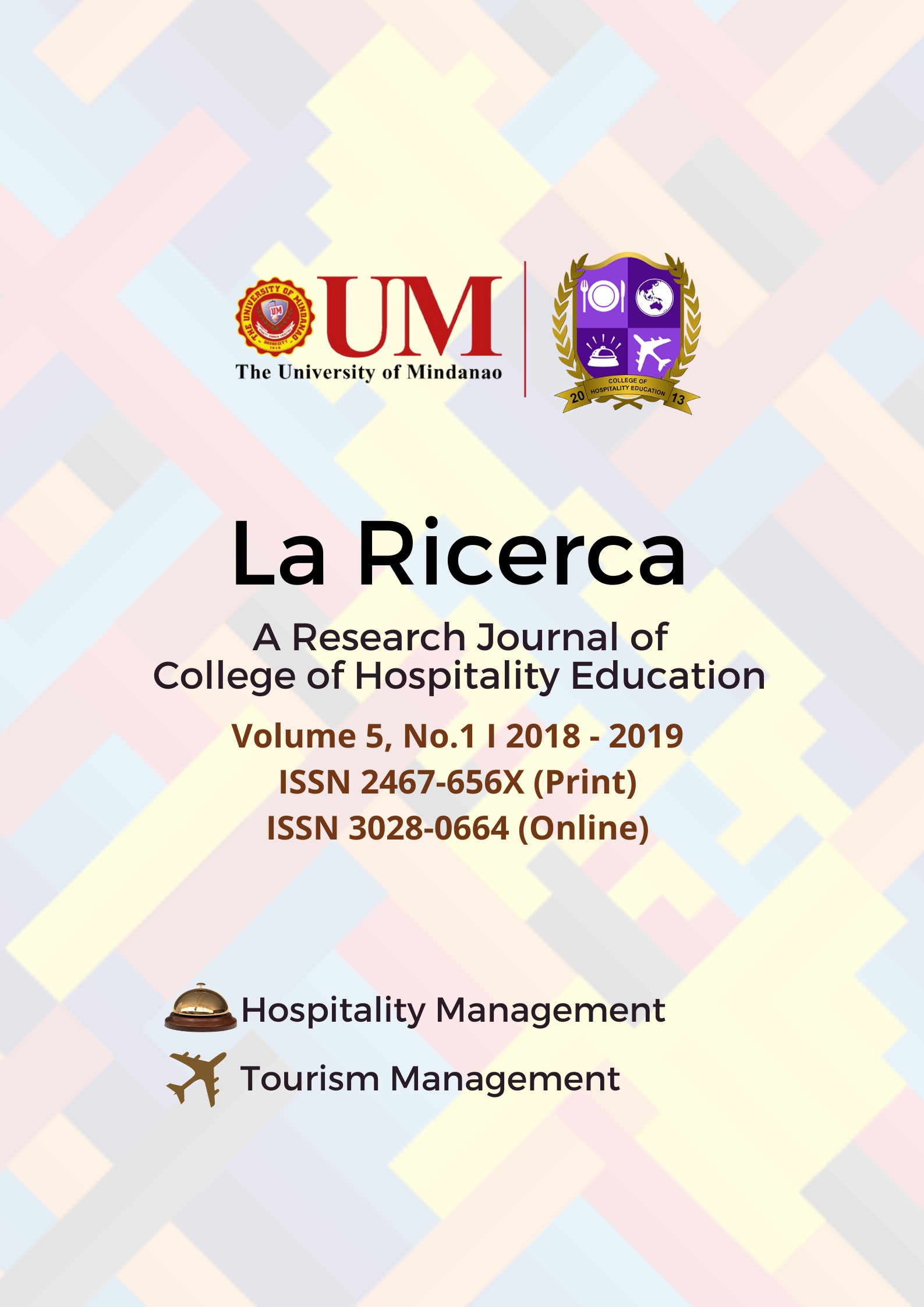 					View Vol. 5 No. 1 (2018): La Ricerca (SY 2018-2019)
				